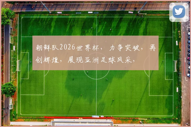 朝鲜队2026世界杯，力争突破，再创辉煌，展现亚洲足球风采，